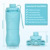 YCTMALL Silicone Collapsible Water Bottles,Lightweight Reusable Leakproof For Traveling Camping