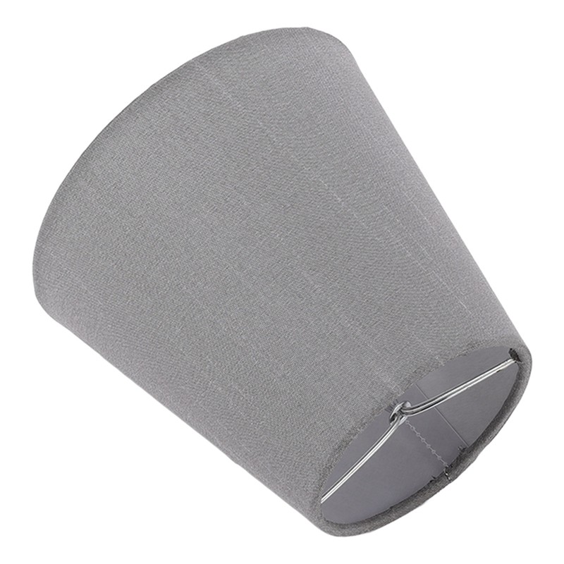 6 Pcs Cloth Lamp Shade Good Light Transmission E14 Candle