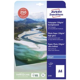 Premium Inkjet Photo Paper A4 250 g 40 Sheets