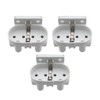 ZQIY 3PCS 2G11 Lampholder 4 Pin UV Lamp Holder White