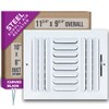 Fits 10x8 Duct Opening 3 Way Fixed Curved Blade Air