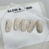 [Slow&Slow Nail Tips] Sesame Nail – Almond / [슬앤슬네일팁] 깨알덩어리네일