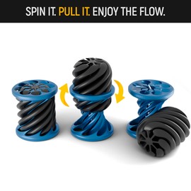 Sensory Fidget Toys Adults and Kids – Set of Spiral Cone, Impossible Cone, and Pyramid Passthrough Sculpture – 3D Printed Fidget Toys, Stress Relief, Relaxing Tactile Desk Set, Pack of 3