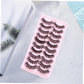 Beavorty 10 Pairs Natural Look False Eyelashes Wispy Lash Clusters Fake Lashes for Women