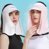 Cooling UV Protection Neck & Face Cover for Golf, Hiking, Fishing, and Outdoor Activities Summer White