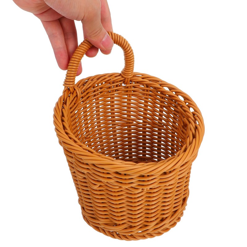 2Pcs Hanging Woven Storage Basket for Onion Ginger Garlic -
