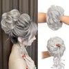2PCS Messy Bun Hair Piece Tousled Updo Elastic Hair Bun