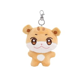 FiveMileBro Kpop Atiny Key Ring, 10 cm Plush Doll Cartoon, Car Key Ring for Women, Handbag & School Bag, tiger