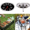 Grill Temperature Gauge, Heat Indicator Thermometer, BBQ Lid Replacement Part