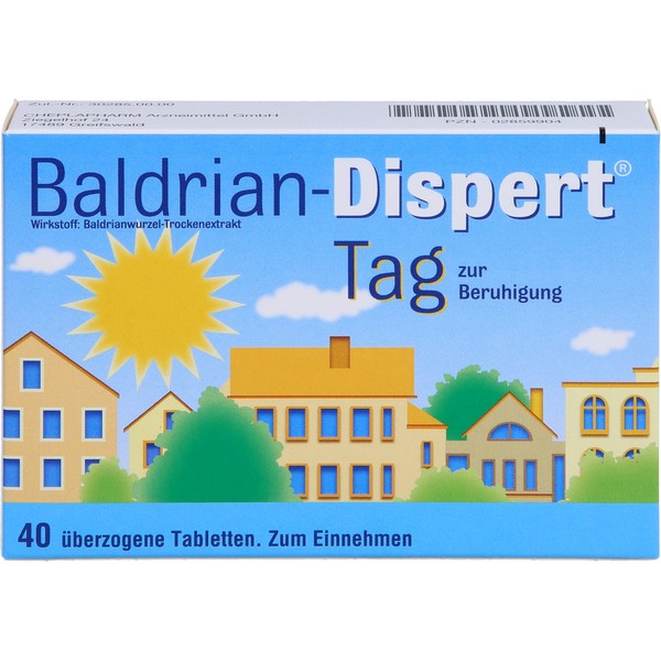 Baldrian-Dispert Tag überzogene Tabletten, 40 St UTA