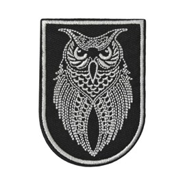 Owl Velcro Patch Animal Tactical Morale Hook Loop Patches Embroidery Patches for DIY Clothing Backpack Gear Hat Backpack Jackets