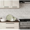 SODI MOSAIC Grout-Free Natural Stone Peel and Stick Backsplash -