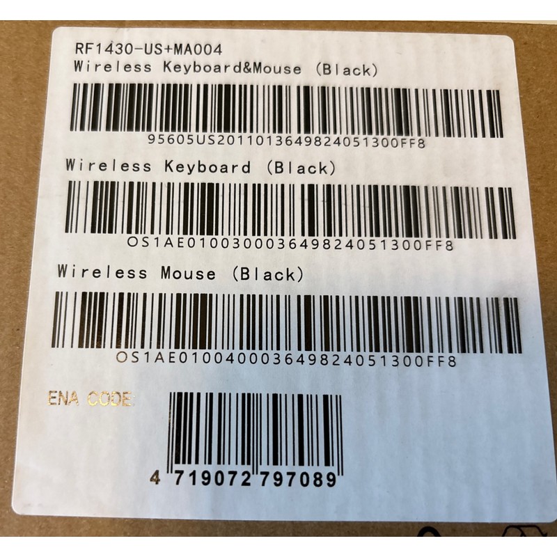 MSI RF1430 Wireless Keyboard And Mouse