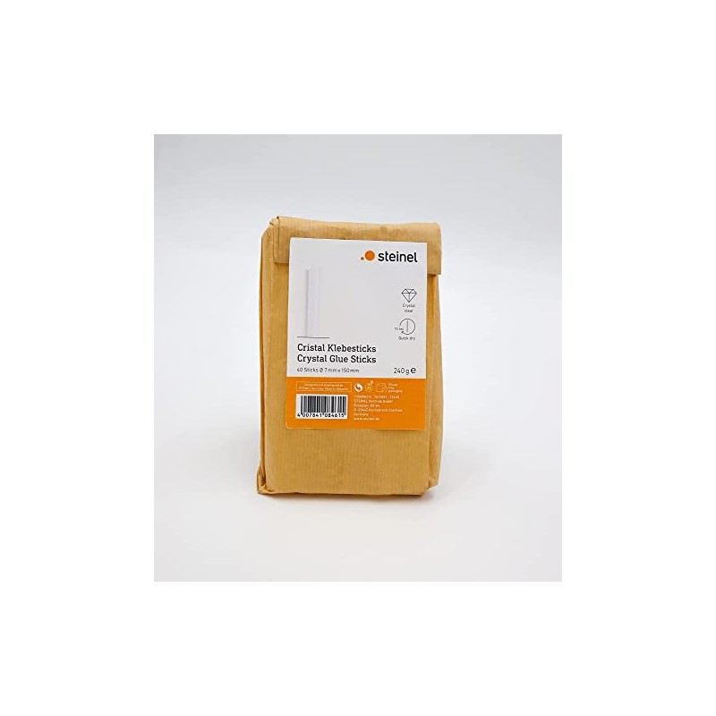Steinel Hot Glue Sticks, Transparent, Diameter 7 x 150 mm,