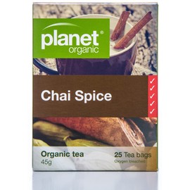 Planet Organic Chai Spice 25 Tea Bags