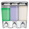 Better Living Clear Choice Shower Dispenser 3 Chamber, Wall Mount