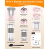 Smoothie Blender and Grinder Combo, 10-Piece Blenders Shakes