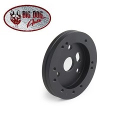 Forever Sharp Black Billet 5/6 Hole Steering Wheel Spacer -  0.5"- for 3 hole Grant Adapter
