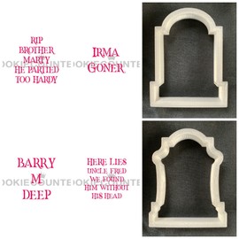 Gravestones Stencils and Cutters Bundle - 6 Piece Set