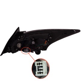 HEADLIGHTSDEPOT Tail Light Compatible With Nissan Maxima 12-14 CAPA Certified Right Passenger Side Tail Lamp