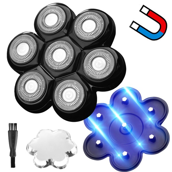 Universal Magnetic 7 Blades for Freebird Freedom Head Shaver and