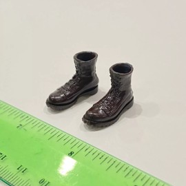 SU-CK-BT-BN: 1/12 brown boots for 6" TBLeague female body, SHF or Damtoys body