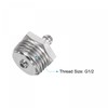 uxcell Stainless Steel Straight Grease Fitting G1/2 Thread Hydraulic Grease