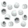 TERF® M20 White Plastic Hex Nut Bolt Dome Cap Cover