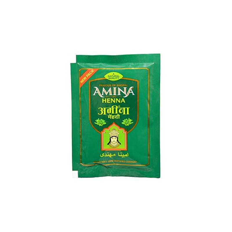 Amina Herbal Henna Mehndi Powder Green ,500 g (Pack of