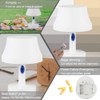 ZEEFO LED Night Light, Portable Simple Design Nursery Lamps, Remote