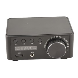 Amplificador Digital Bluetooth 5.0, Audio Estéreo de 2 Canales, Receptor Mini Clase D, Amplificador Integrado 50W para el Hogar, Componentes de Audio 