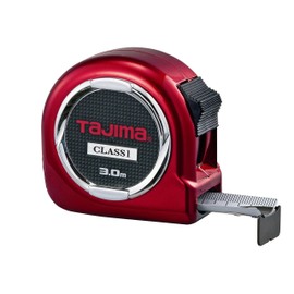 Tajima Robustes Bandmaß Class 1, 1 Stück, TAJ-21103, rot, 3 m/16 mm