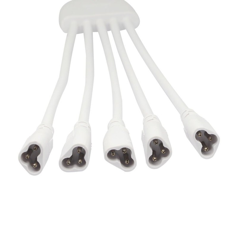 SinLoon T5 T8 LED Splitter Cable 3Pins LED Wire Connector