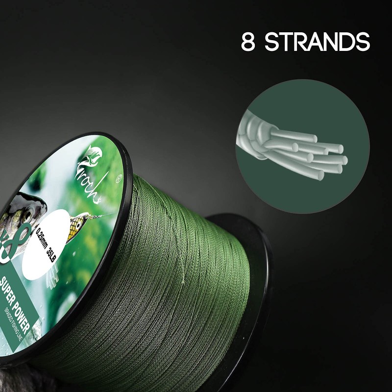 Fishing Line 8 Strands Braided Lines 1000M Strong PE Superbraid