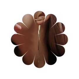 TseenYi Long Chain Tassel Drop Earrings Gold Snake Chain Earrings Bow Irregular Drop Earrings Long Dangle Drop Earrings Jewellery for Women and Girls, Alloy Steel