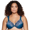 Glamorise Full Figure Plus Size Wonderwire Front-Closure Bra Underwire #1245