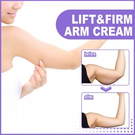 Cream for firm and firm arms, pack of 2, shaping cream for firm arms, collagen, moisturising, massaging, 100 ml arm lifting cream for sagging skin