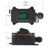 IP65 Waterproof Inline Cord Switch, Outdoor ON/Off Toggle Switch DPST