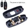 2 Pieces Light Switch AC 250V 10A Inline Cord Switch