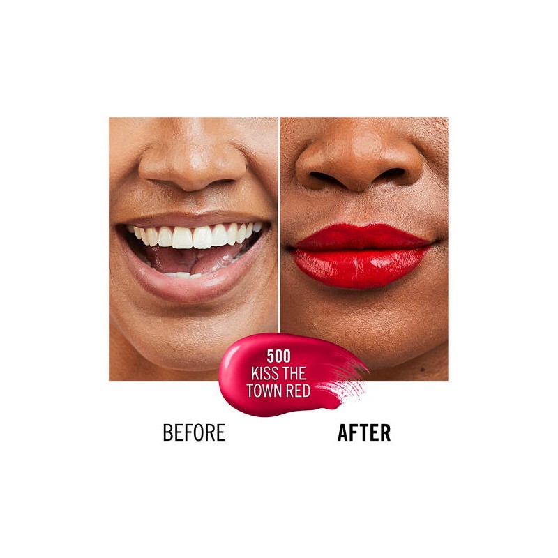 Rimmel Provocalips Liquid Lipstick 500 Kiss The Town Red