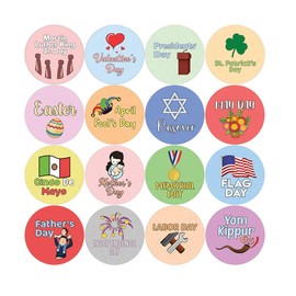 Creanoso Emoji Fun Holiday and Special Events Series 1 Stickers (10-Sheet) – Sticker Card Giveaways for Kids – Awesome Stocking Stuffers Gifts for Boys & Girls – Classroom Home Rewards Enticements