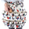 Eggs Collecting Gathering Holding Apron, 12 Deep Pockets Chicken Hens