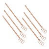 6PCS Electroculture Stakes Stable Support Garden Antenna Copper Coil for