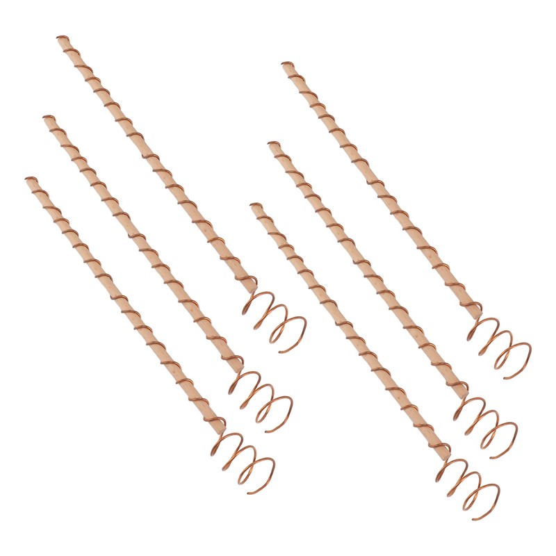 6PCS Electroculture Stakes Stable Support Garden Antenna Copper Coil for