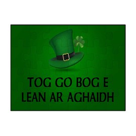 Makoroni - TOG GO BOG E Lean AR AGHAIDH Irish Ireland - Jigsaw Puzzle 30 pcs, DesX43