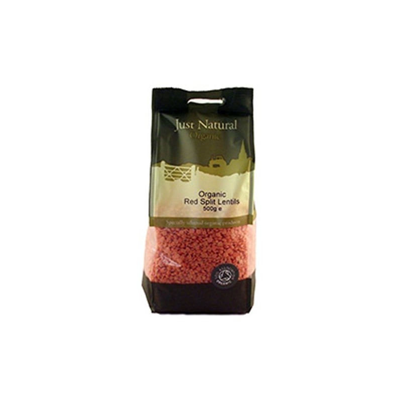 Just Natural Organic Organic Red Split Lentils 500g