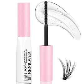 Deep Cleansing Cluster Lash Remover, Eyelash Glue Remover for Individual False Lashes, 15s Fast Removal, Safe Ingredients, Cruelty-Free, 0.17 fl oz