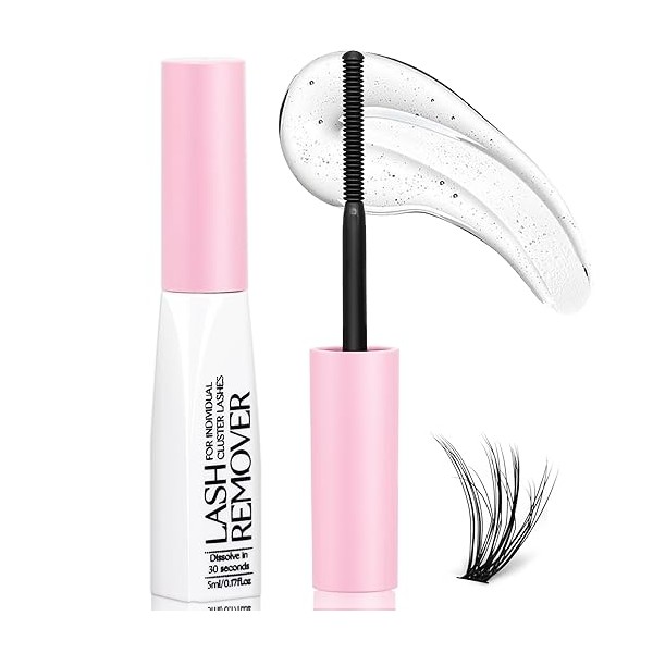 Deep Cleansing Cluster Lash Remover, Eyelash Glue Remover for Individual