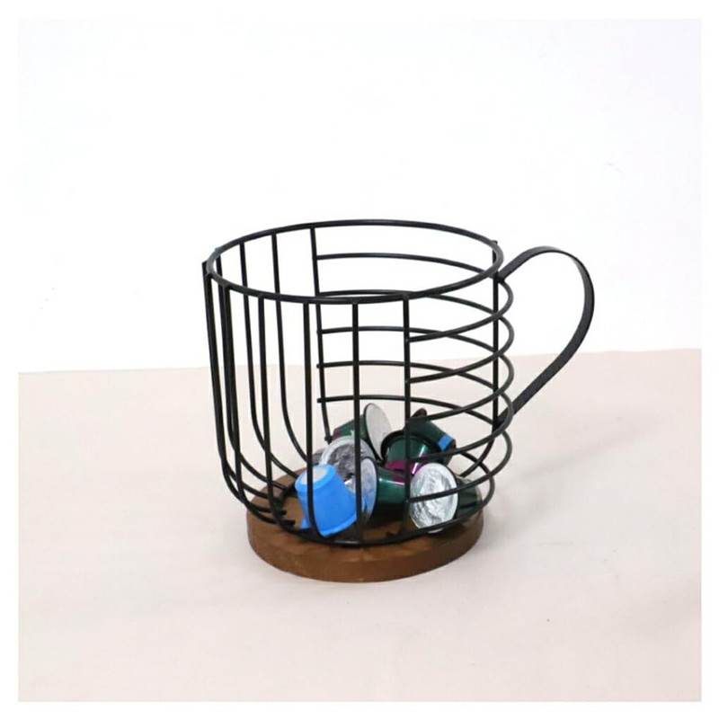 AIXXCUVQ Pod Moses Basket Modern And Minimalist Coffee Pod Storage