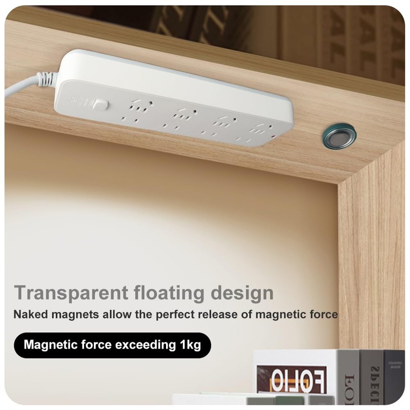 FIDWALL 4 Pack High Magnetic Remote Control Holder Hole Free